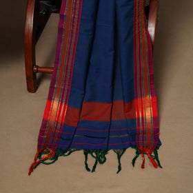 Blue - 3pc cotton unstitched dharwad dress material