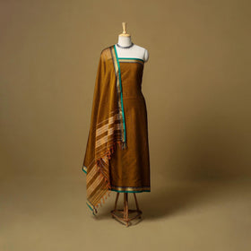 3pc cotton unstitched dharwad dress material with border 13