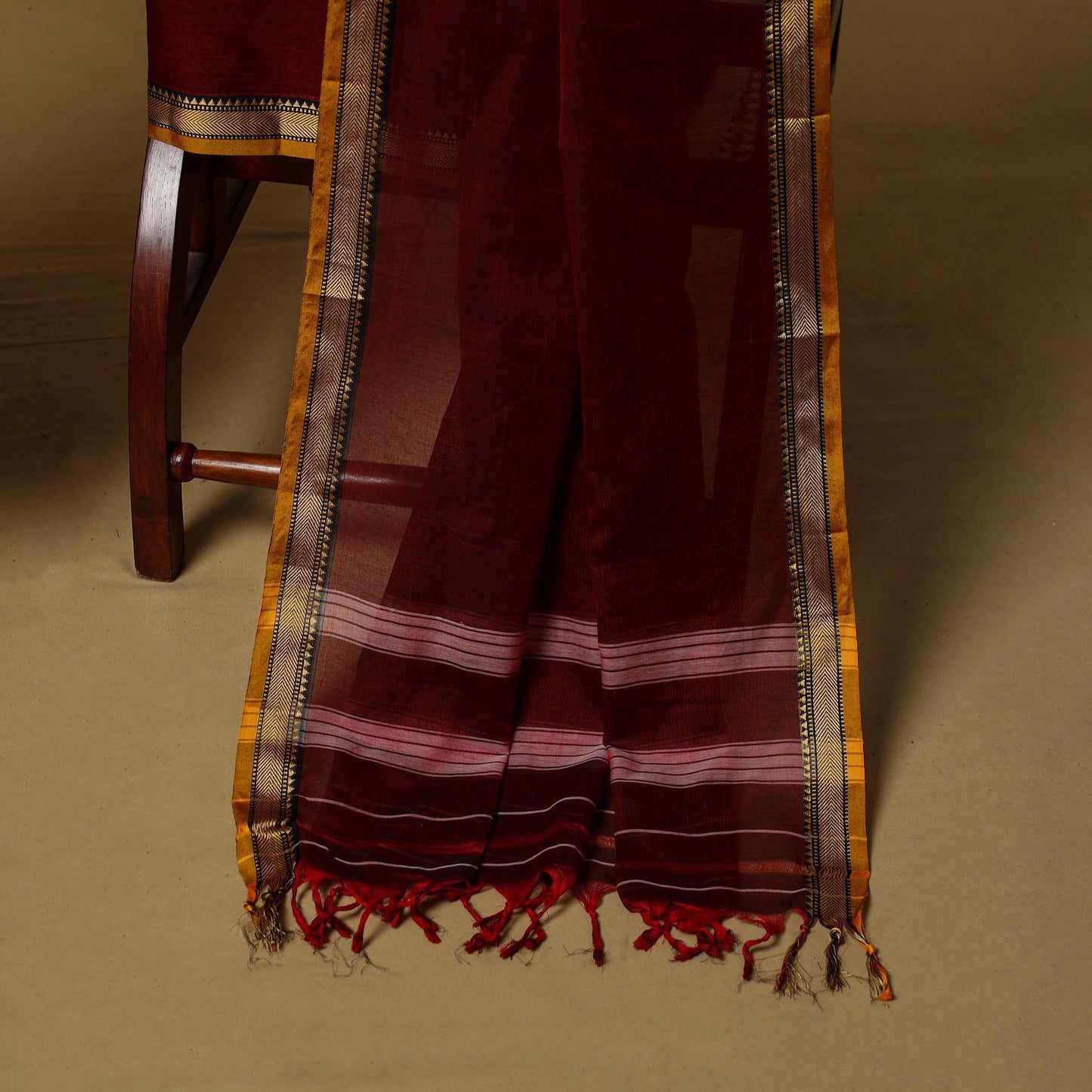 3pc cotton unstitched dharwad dress material with border 15