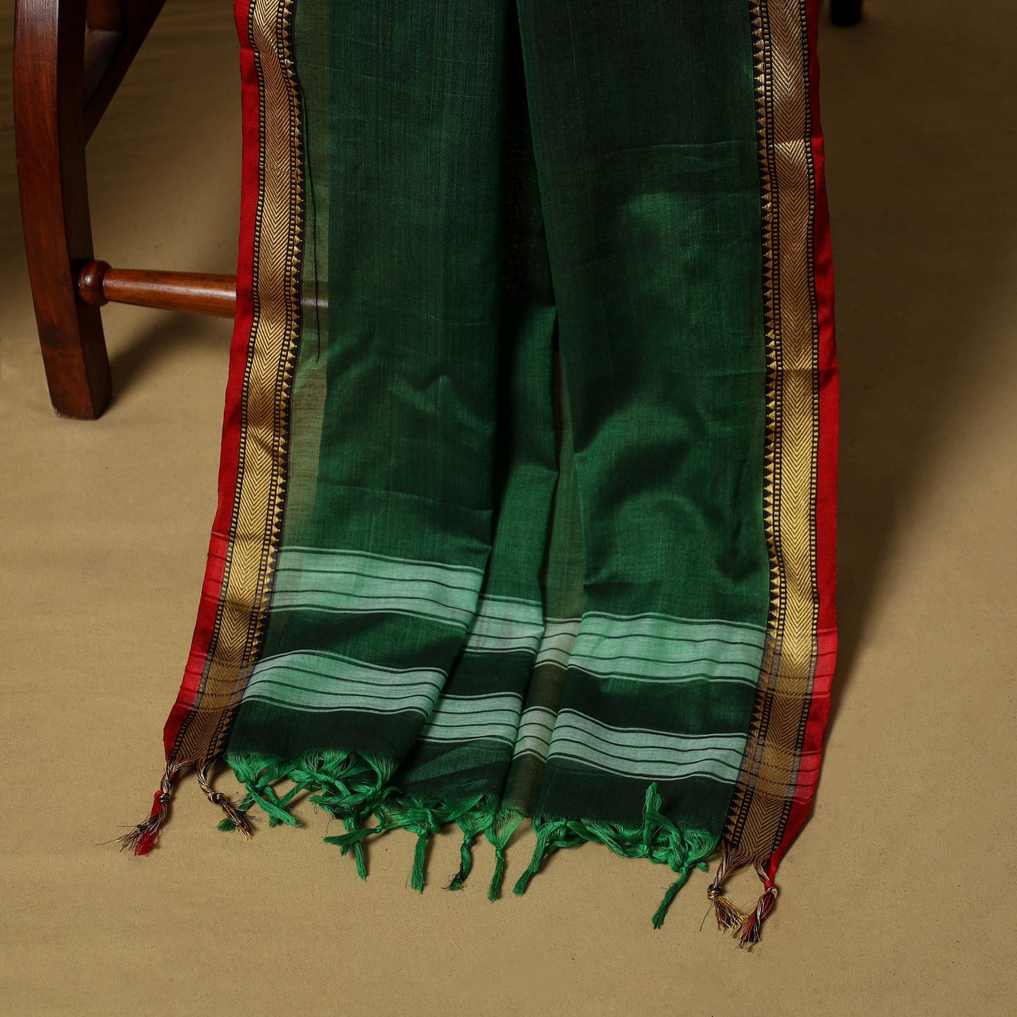 3pc cotton unstitched dharwad dress material with border 18