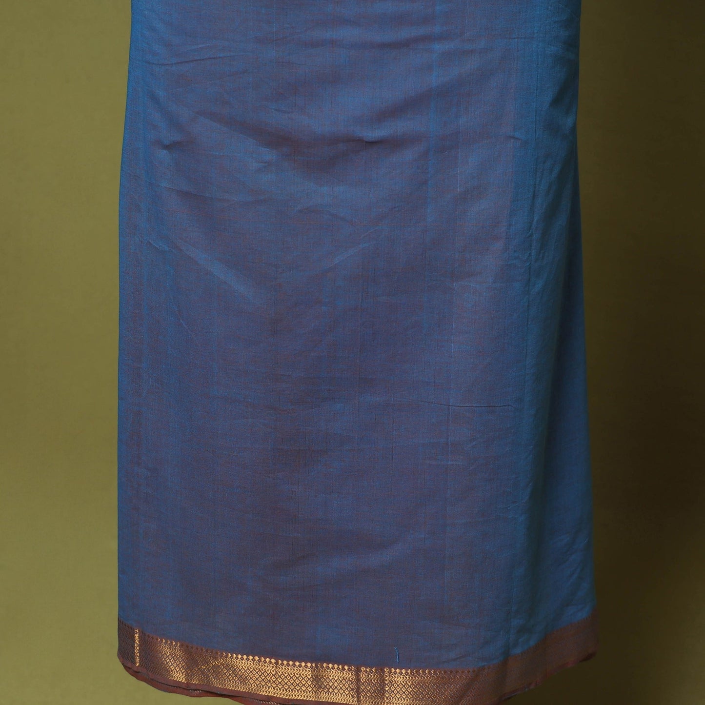 Blue - 3pc handloom cotton mangalagiri dress material 05