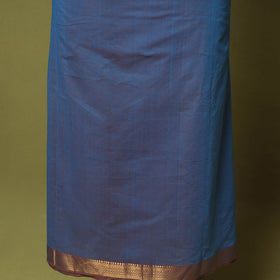 Blue - 3pc handloom cotton mangalagiri dress material 05