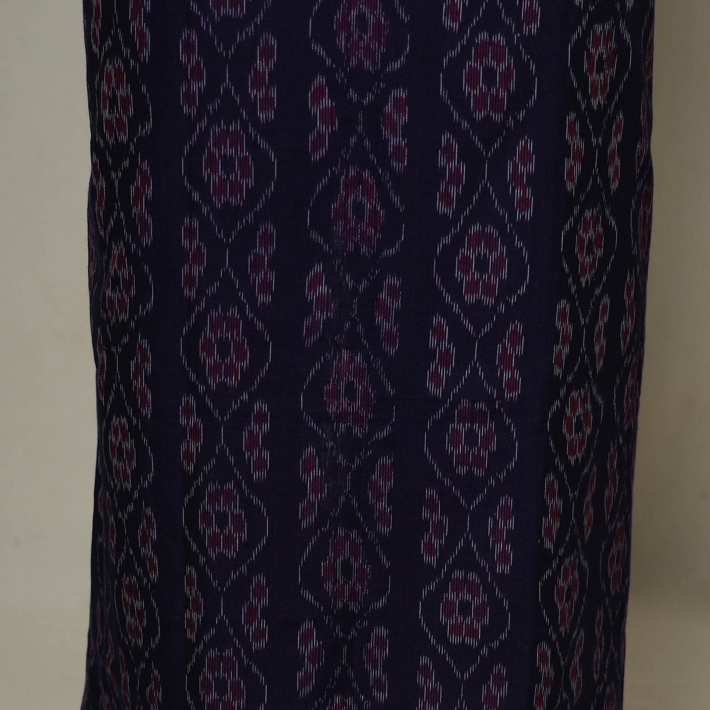 Blue - 3pc handloom cotton unstitched sambalpuri dress