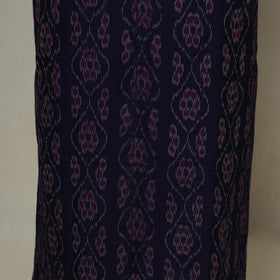 Blue - 3pc handloom cotton unstitched sambalpuri dress