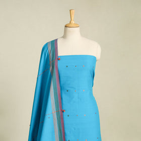 3pc Handloom Fine Cotton Kutch Bhujodi Dress Material