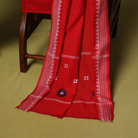 Blue - 3pc ikat handloom cotton unstitched sambalpuri dress