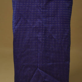 Blue - 3pc karnataka weave cotton unstitched khun dress