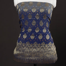 Buy 3pc Kutch Bandhani Zari Work Georgette Suit Material Set Online l iTokri.com