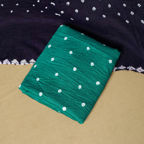 3pc kutch tie-dye satin cotton unstitched bandhani dress