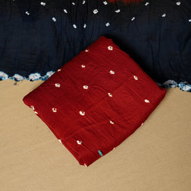 3pc kutch tie-dye satin cotton unstitched bandhani dress