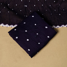 3pc kutch tie-dye satin cotton unstitched bandhani dress