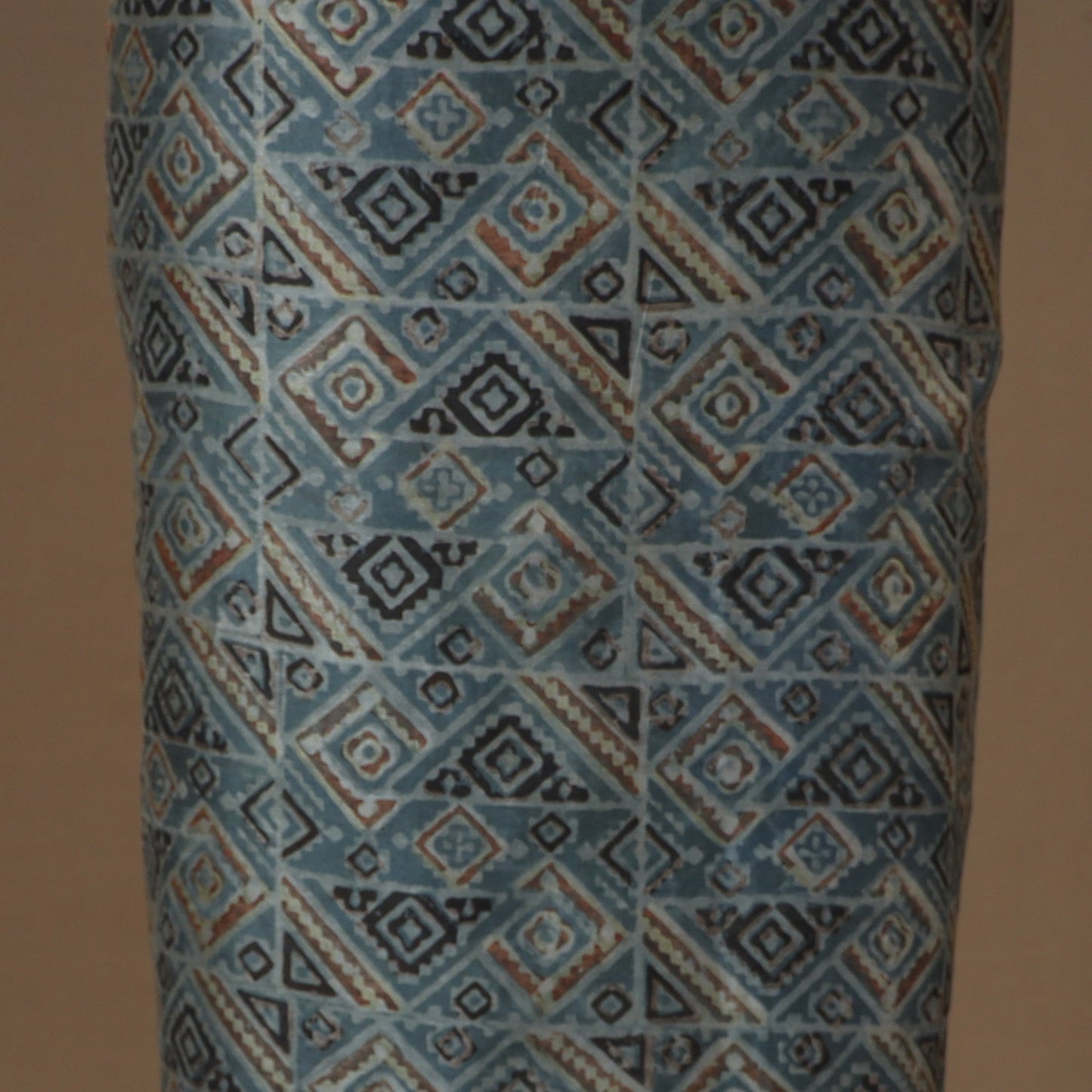 Blue 3pc Natural Dyed Maheshwari Silk Unstitched Vanaspati Jahota Dress Material