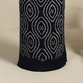 Blue - 3pc tie & dye satin cotton shibori bandhani