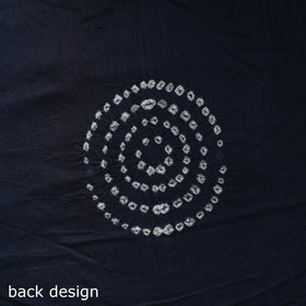 Blue 3pc Unstitched Kutch Bandhani Dress Material