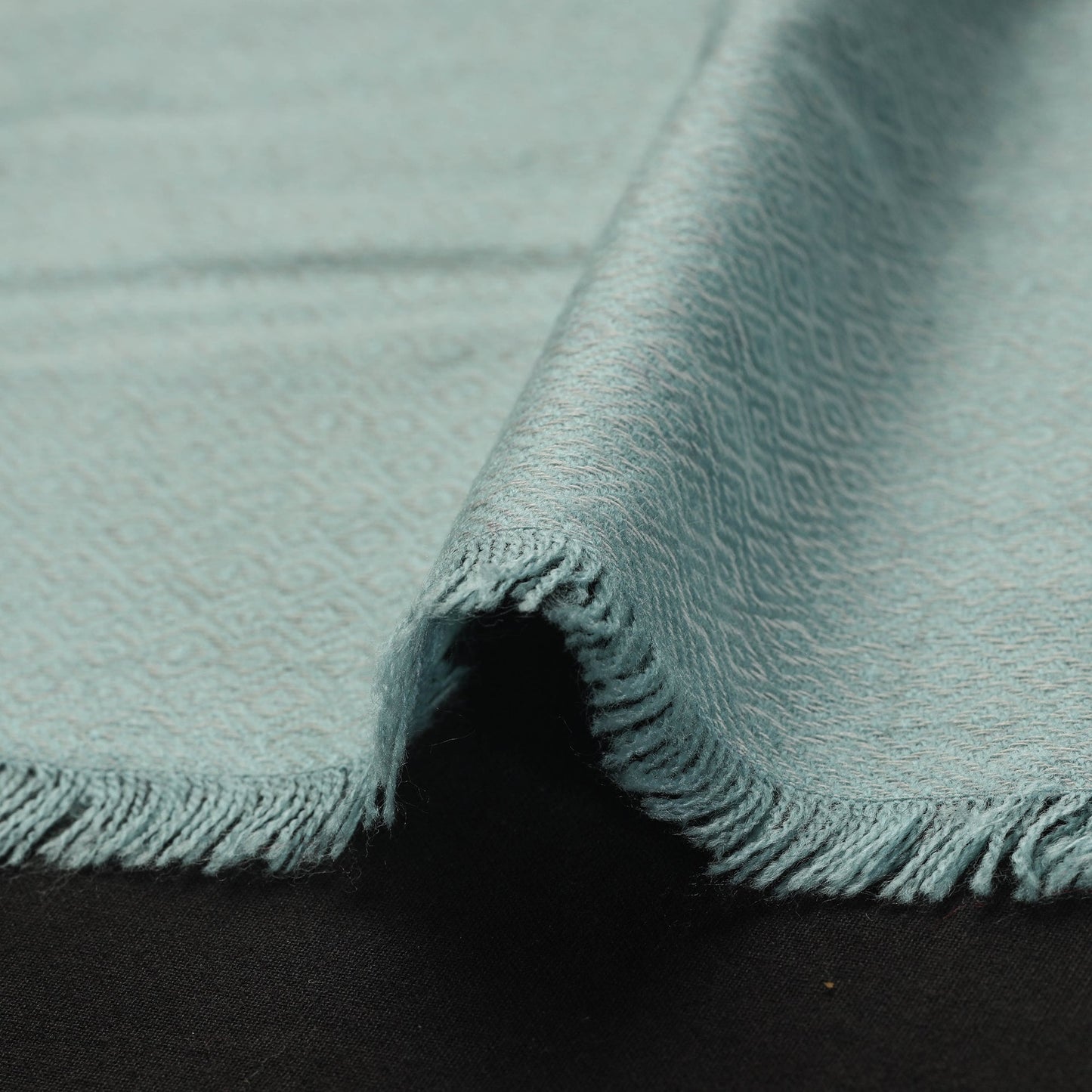 Blue Acrylic Wool Fabric Online in India 