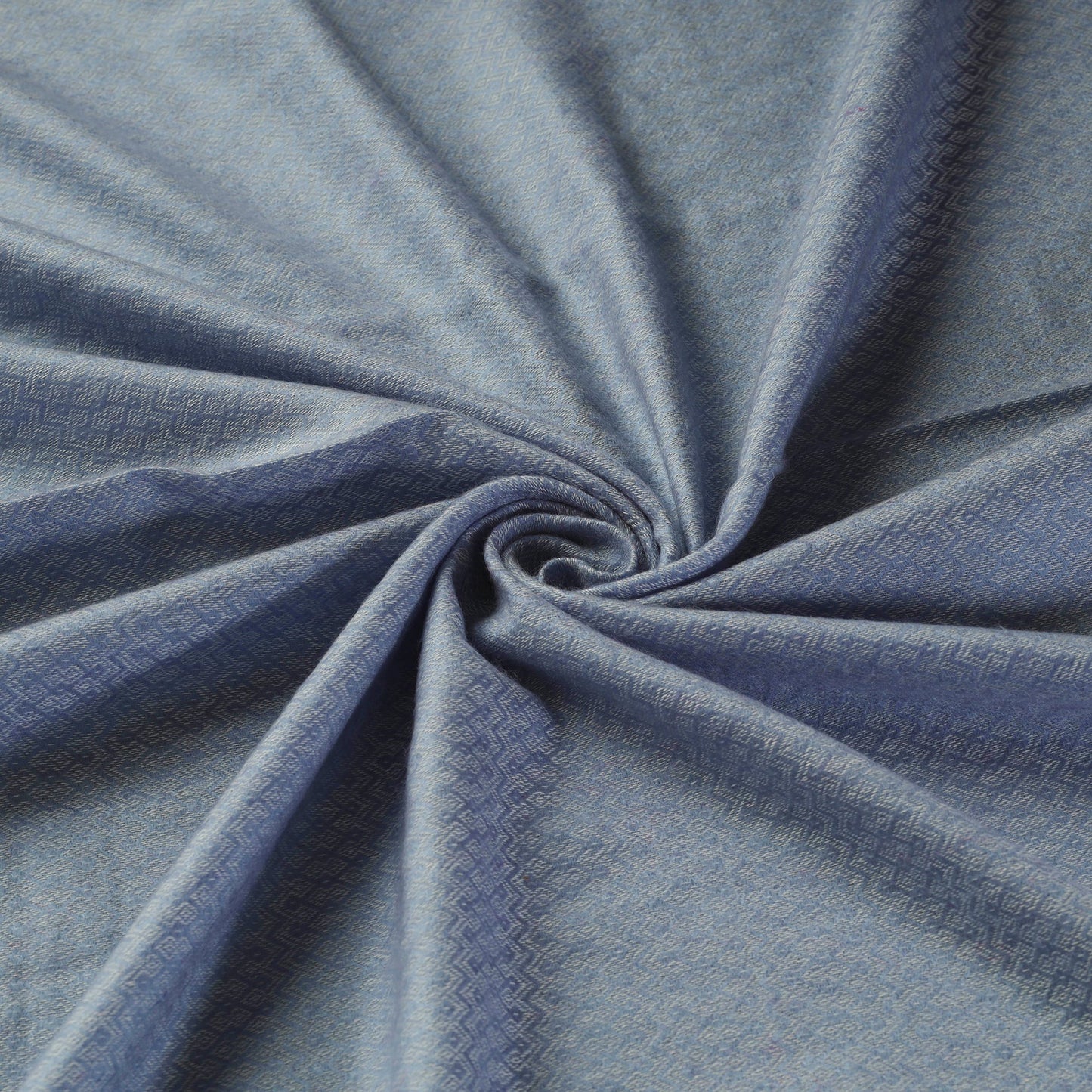 Blue Acrylic Wool Fabric Online in India 