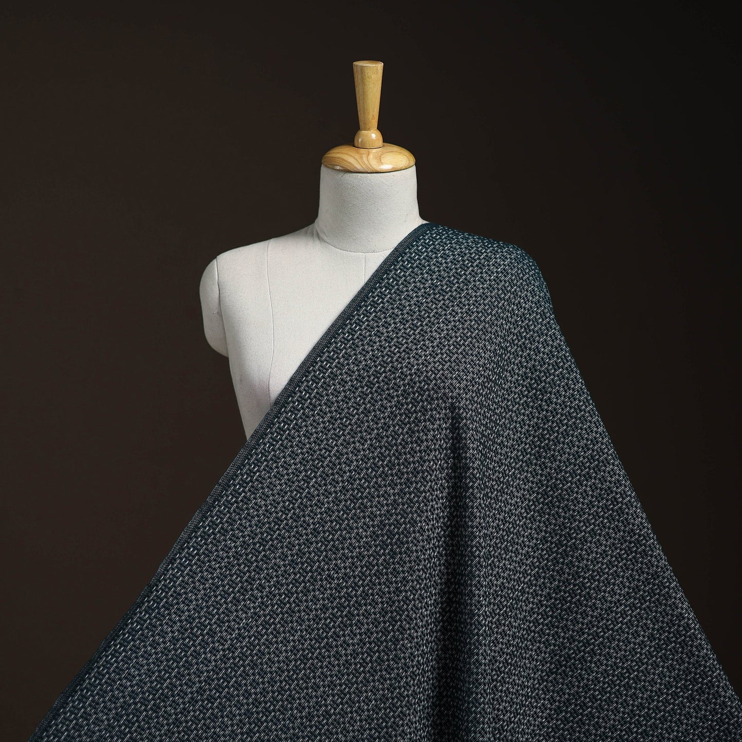 Blue - acrylic fine wool fabric (width - 44 in) 01