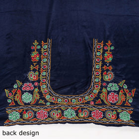 Buy Kutch Mirror Work Mashru Silk Blouse Piece Online at iTokri.com