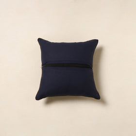 Blue - cotton cushion cover 35 - handcrafted