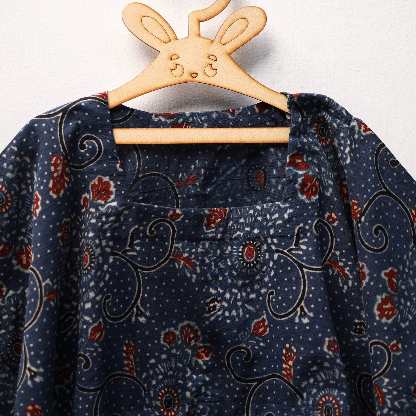 Blue - cotton kids kaftan (3-4 years) 12 - handcrafted