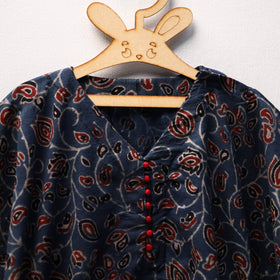 Blue - cotton kids kaftan (3-4 years) 13 - handcrafted