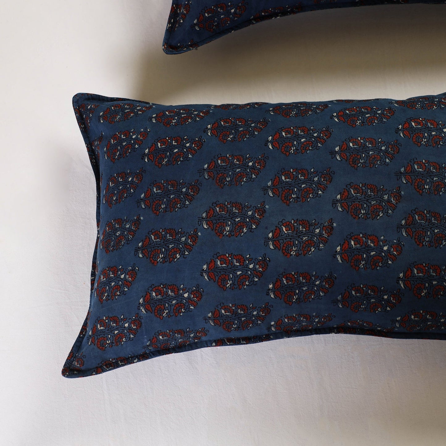 Blue - pillow cover (set of 2) 07 - handcrafted
