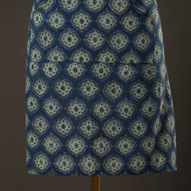  Ajrakh Print Cotton Apron with Pocket 32 