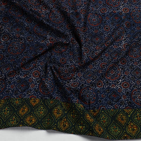 Buy Ajrakh Block Printed Cotton Blouse Piece 