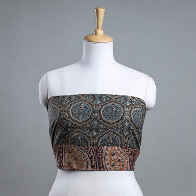ajrakh blouse piece