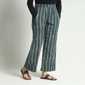 Buy Ajrakh Block Printed Cotton Elasticated Palazzo Online at iTokri.com