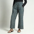 Buy Ajrakh Block Printed Cotton Elasticated Palazzo Online at iTokri.com