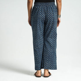 Buy Ajrakh Block Printed Cotton Elasticated Pant Online at iTokri.com