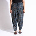 Buy Ajrakh Block Print Cotton Elasticated Salwar Online at iTokri.com