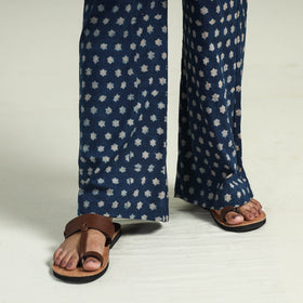 Ajrakh Kaftan with Palazzo & Dupatta Set
