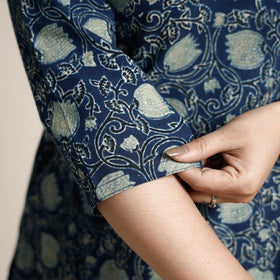 Ajrakh Kurta with Palazzo & Dupatta Set
