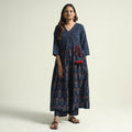 Buy Ajrakh Block Printed Cotton Kurta with Palazzo Set Online at iTokri.com