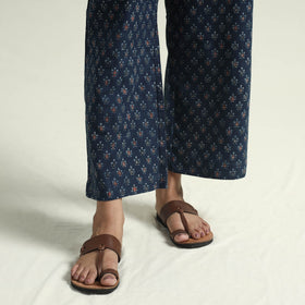 Buy Ajrakh Block Printed Cotton Kurta with Palazzo Set Online at iTokri.com