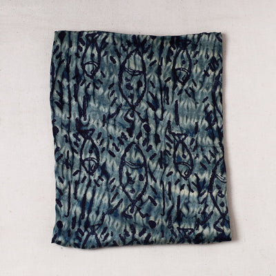  Ajrakh Block Printed Modal Silk Precut fabric 