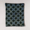  Blue Ajrakh Block Printed Modal Silk Precut fabric