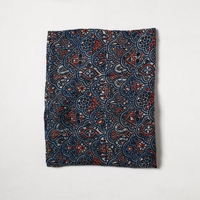  Ajrakh Hand Block Printed Modal Silk Precut Fabric 36 
