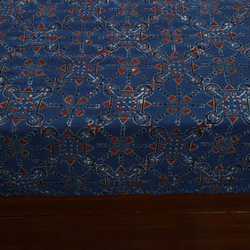 Ajrakh Print with Bagru Patch Cotton Bedsheet Set
