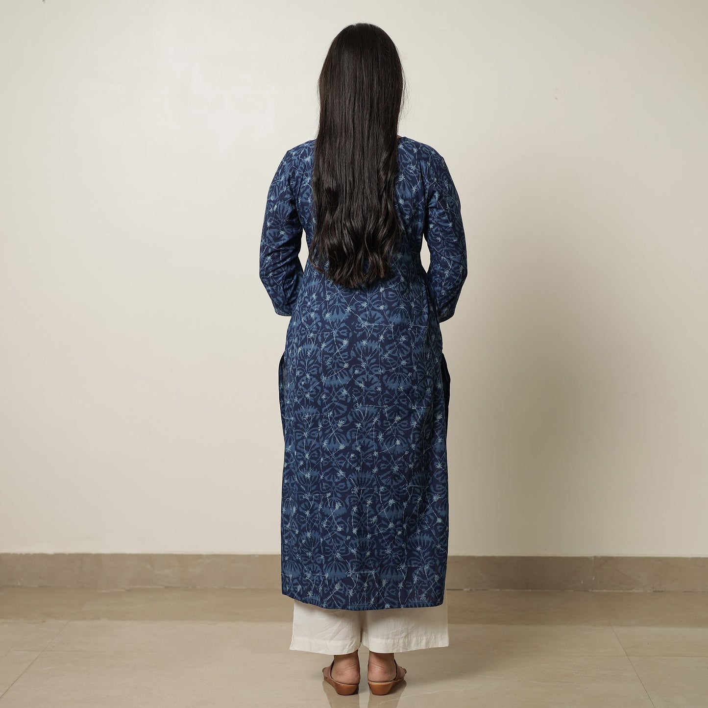 Buy Akola Hand Block Printed Cotton Straight Kurta 32 Online at iTokri.com