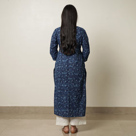 Buy Akola Hand Block Printed Cotton Straight Kurta 32 Online at iTokri.com