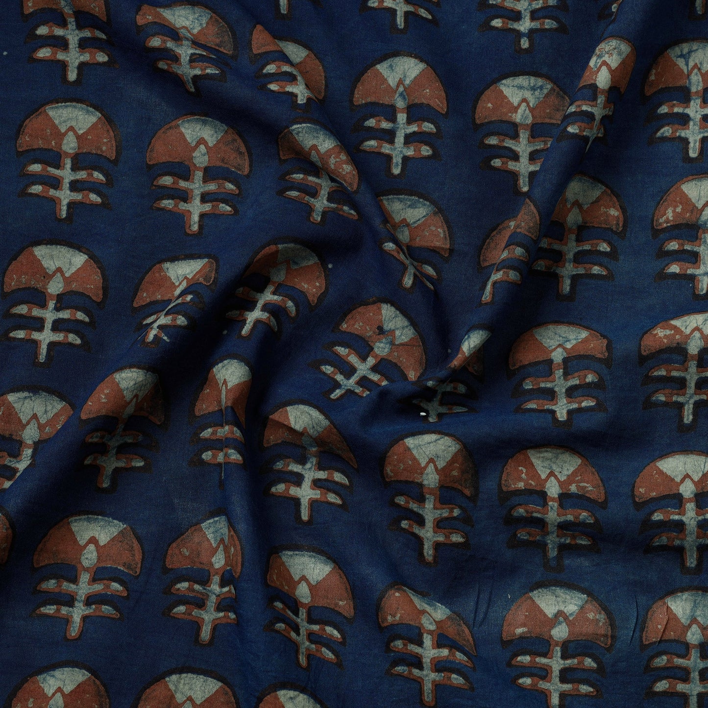  Akola Block Printed Cotton Fabric 