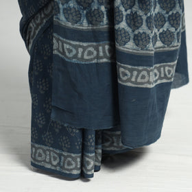  Akola Hand Block Printed Cotton Saree 