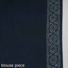 Buy Akola Hand Block Printed Cotton Saree Online at iTokri.com