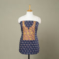 Blue - akola patchwork cotton unstitched kurta material