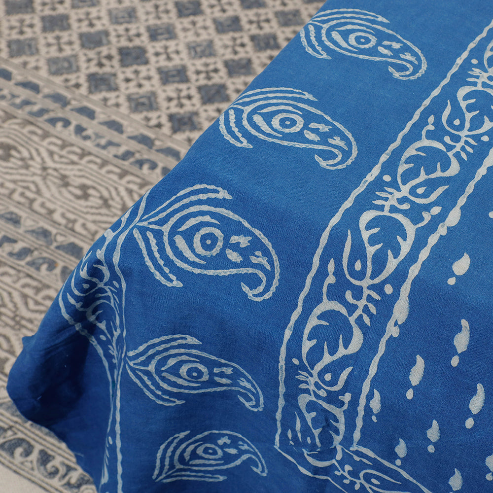  Akola Block Printing Jhiri Pure Handloom Cotton Single Bedcover Online at iTokri.com