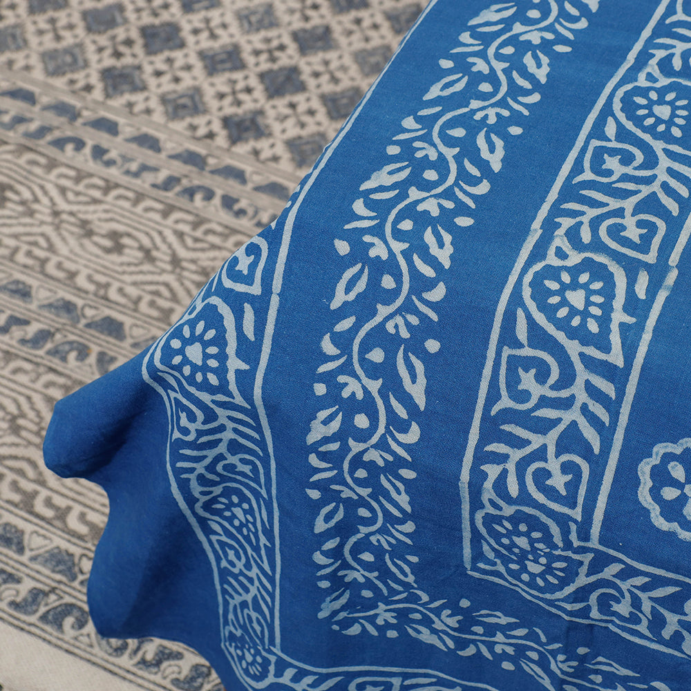  Akola Block Printing Jhiri Pure Handloom Cotton Single Bedcover 