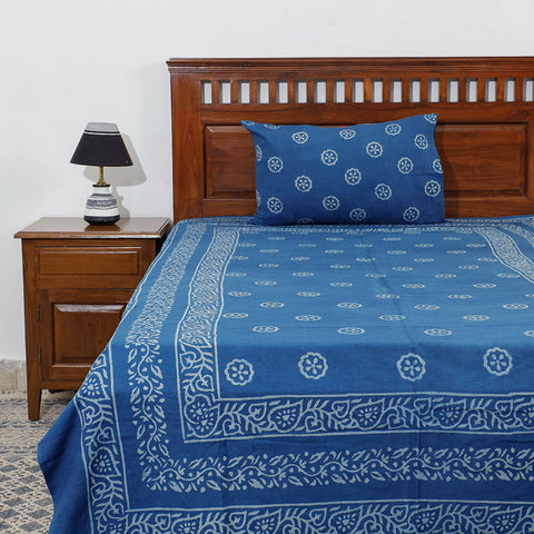  Akola Block Printing Jhiri Pure Handloom Cotton Single Bedcover 